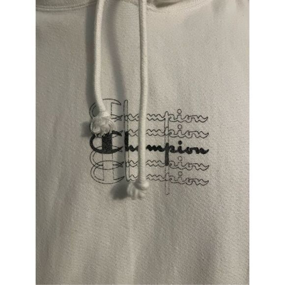 Vintage Champion Reverse Weave White Hoodie. Size Small. Super CLEAN - Picture 3 of 5